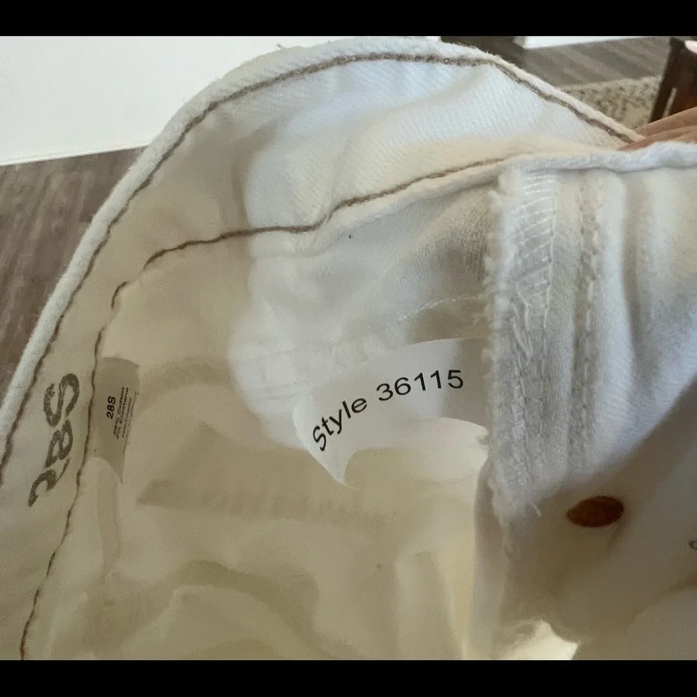 J.Crew white denim bootcut 28 S - Picture 9 of 15